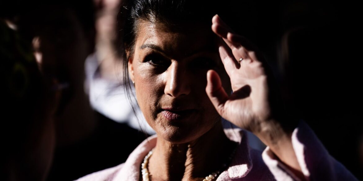 BSW-Gründerin Sahra Wagenknecht hofft auf den Sprung ihrer Partei in den Magdeburger Landtag. (Archivbild)