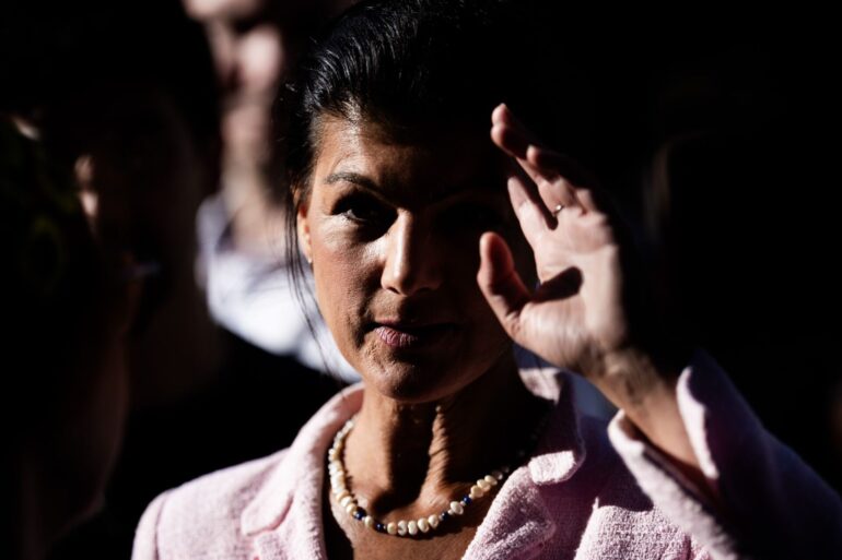 BSW-Gründerin Sahra Wagenknecht hofft auf den Sprung ihrer Partei in den Magdeburger Landtag. (Archivbild)