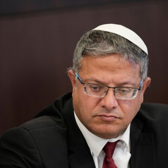 Der israelische Polizeiminister Itamar Ben-Gvir. (Archivbild)