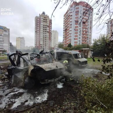 Jeden Tag schlagen in Kiew russische Kampfdrohnen ein.