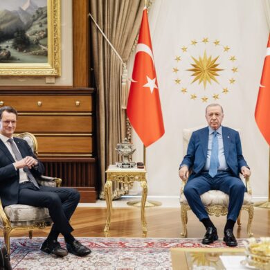 Ungewöhnliches Treffen: Wüst bei Erdogan