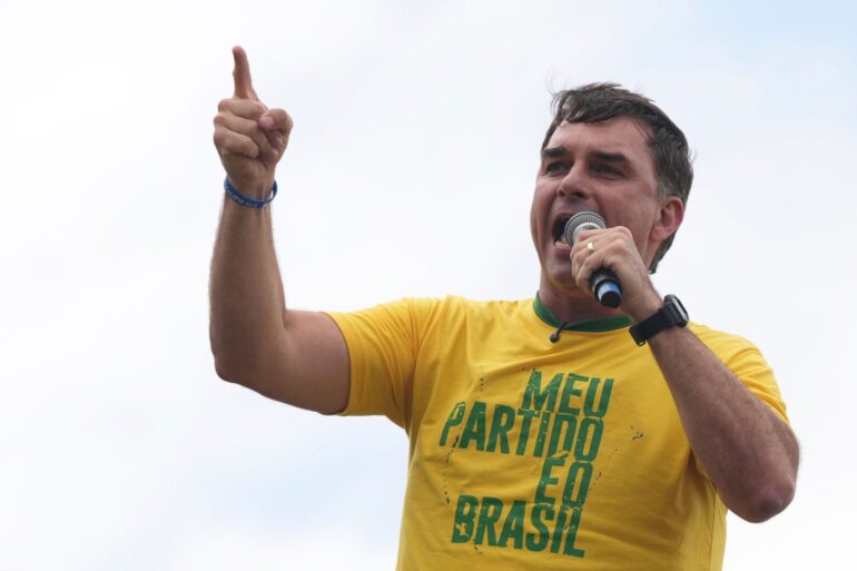 Flávio Bolsonaro ist ins Visier der Justiz geraten. (Archivbild)
