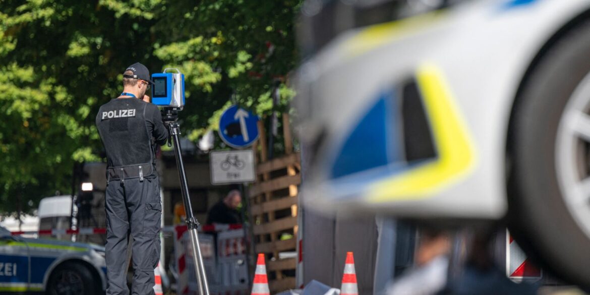 In München waren Brandsätze geflogen.