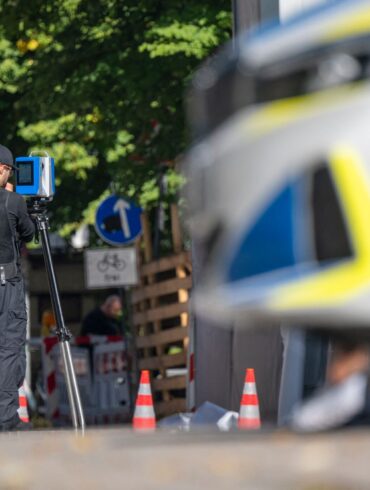 In München waren Brandsätze geflogen.