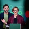 Wollen im Dezember für eine weitere Amtszeit kandidieren: Felix Banaszak und Franziska Brantner (Archivbild)