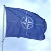 Flagge vor dem Nato-Hauptquartier