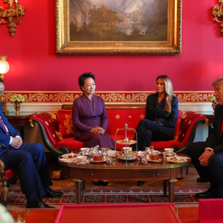 Trump empfängt Xi zum Tee.
