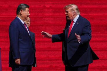 Trump hatte Xi vergangene Woche in Washington empfangen. (Archivbild)