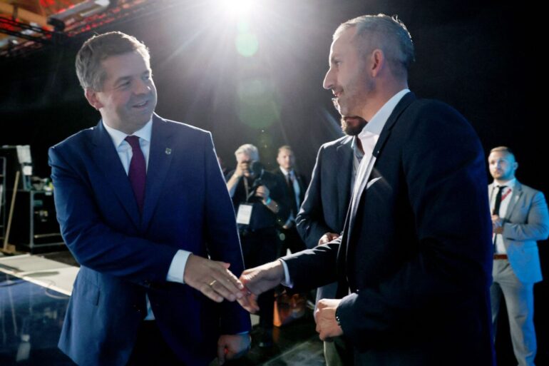Sven Schulze (CDU) und Ulrich Siegmund (AfD).