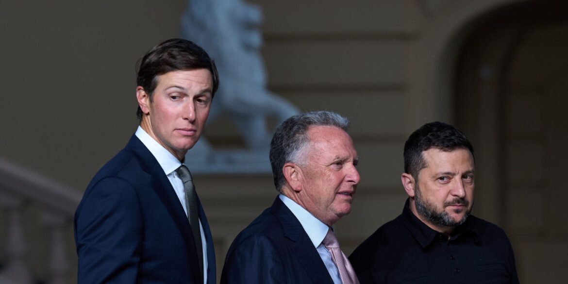Im Scherz meinte Selenskyj, die Anwesenheit Witkoffs und Kushners habe «besser funktioniert als die Patriot-Flugabwehrsysteme».