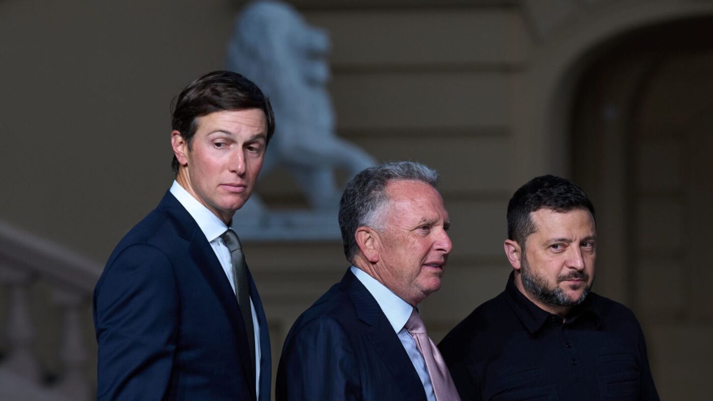 Im Scherz meinte Selenskyj, die Anwesenheit Witkoffs und Kushners habe «besser funktioniert als die Patriot-Flugabwehrsysteme».