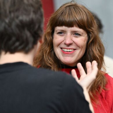 Kerstin Wolter ist eine von zwei Landesvorsitzenden der Berliner Linken. (Archivbild)
