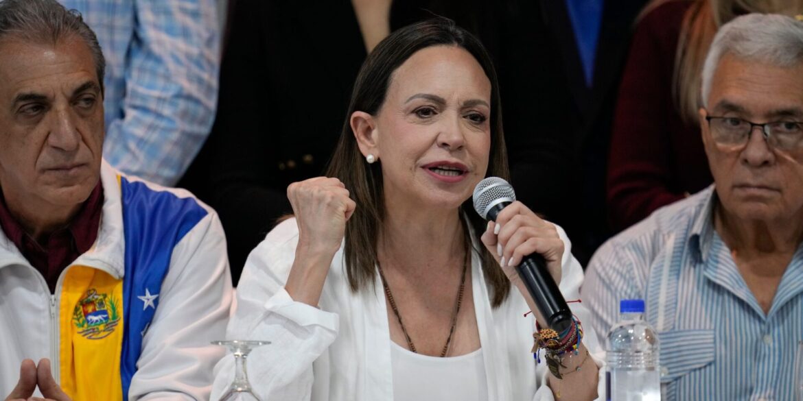 Venezuelas Oppositionsführerin Maria Corina Machado will möglichst bald in ihr Heimatland zurückkehren. (Archivbild)
