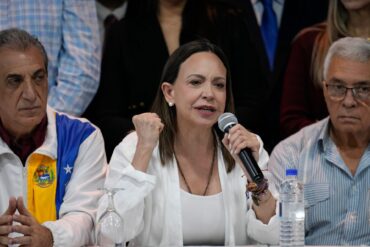 Venezuelas Oppositionsführerin Maria Corina Machado will möglichst bald in ihr Heimatland zurückkehren. (Archivbild)