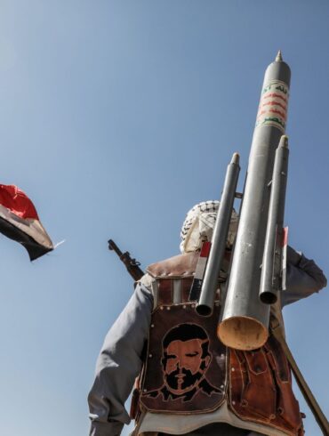 Während des Gaza-Kriegs feuerten die Huthis aus Solidarität mit der Hamas Raketen in Richtung Israel. (Archivbild)