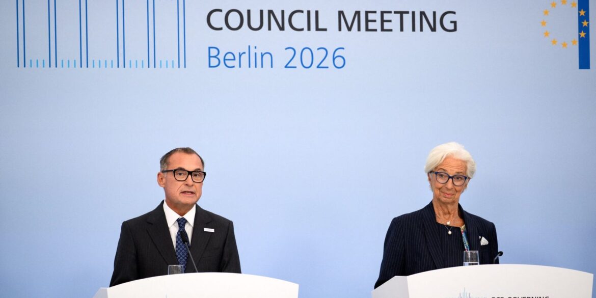 EZB-Pk nach Ratssitzung in Berlin