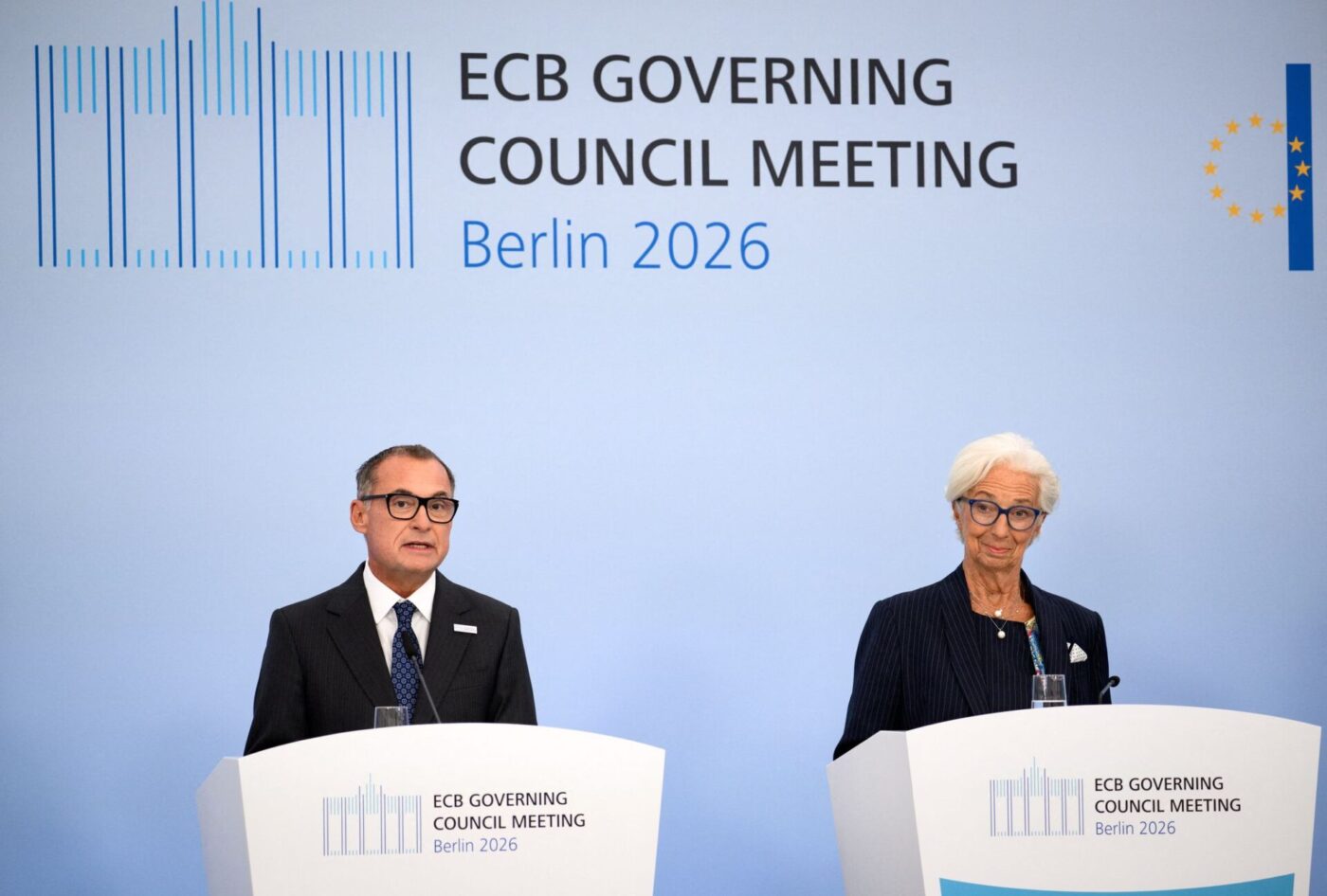 EZB-Pk nach Ratssitzung in Berlin