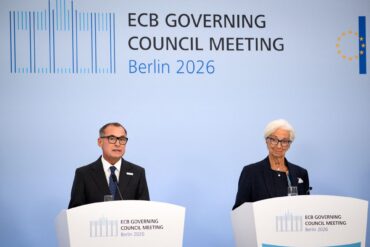 EZB-Pk nach Ratssitzung in Berlin