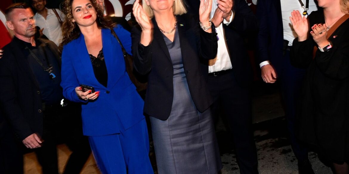 Magdalena Anderssons Sozialdemokraten wurden stärkste Kraft. (Archivbild)