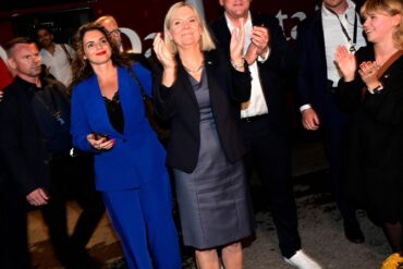 Magdalena Anderssons Sozialdemokraten wurden stärkste Kraft. (Archivbild)