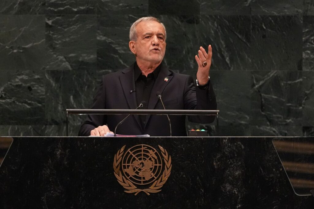 Der iranische Präsident Massud Peseschkian hat sich bei der UN-Generaldebatte gegen Anschuldigungen der USA gewehrt.