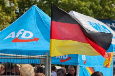 In Umfragen klar vorn: die AfD in Sachsen-Anhalt.