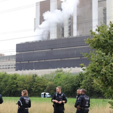 Der Verdächtige wurde in der Nähe eines Kraftwerks gefasst.