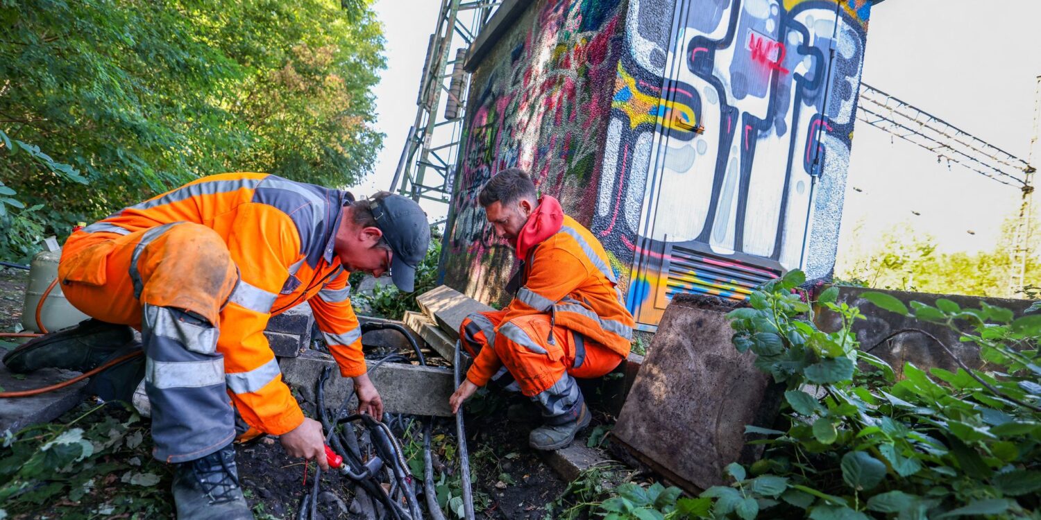 Kabelklau mit großen Auswirkungen - im Großraum Gelsenkirchen geht bei der Bahn momentan nichts.