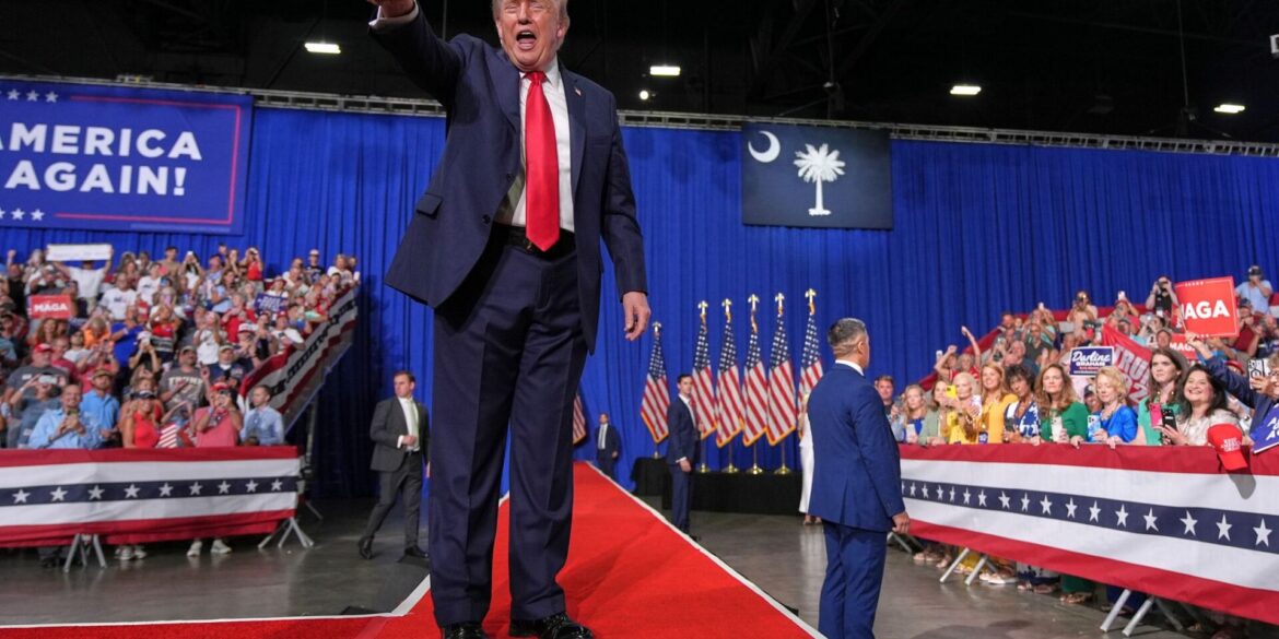 Trump sieht sich als wichtigen Faktor im Wahlkampf. (Archivbild)