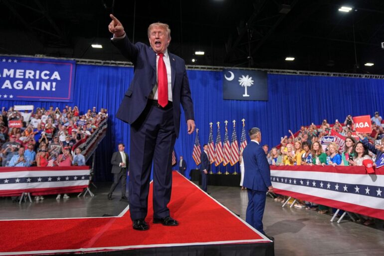 Trump sieht sich als wichtigen Faktor im Wahlkampf. (Archivbild)
