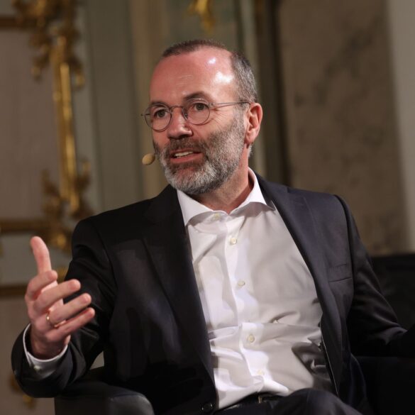 Manfred Weber hat eine klare Präferenz, was die Steinmeier-Nachfolge angeht. (Archivbild)
