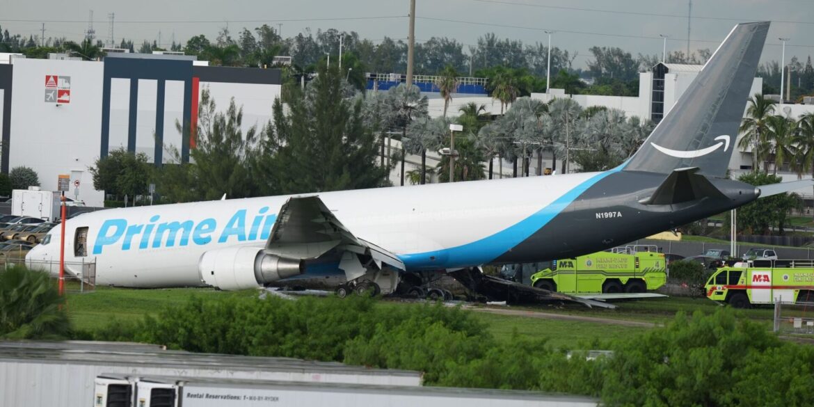 Unfall am Flughafen Miami.
