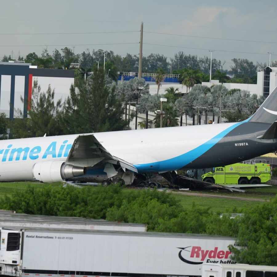 Unfall am Flughafen Miami.