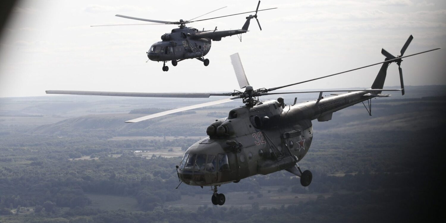 Ein russischer Militärhubschrauber vom Typ Mi-8 hat nach polnischen Angaben den Luftraum über dem Nato-Land verletzt. (Archivbild)
