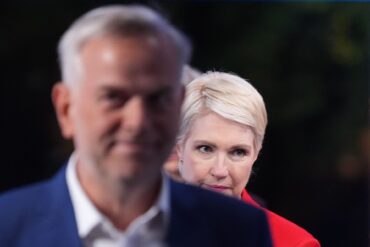 Die AfD mit Leif-Erik holm landete bei der Landtagswahl vor der SPD von Ministerpräsidentin Manuela Schwesig.