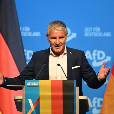 Thüringens AfD mit Björn Höcke an der Spitze gilt als besonders radikal. (Archivbild)