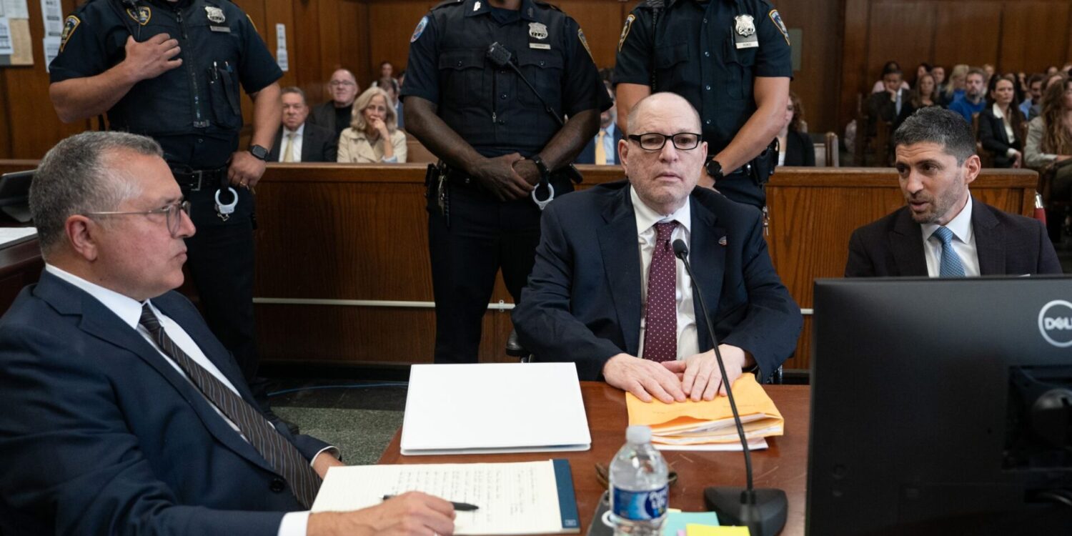 Weinstein kam zur Verkündung des Strafmaßes.