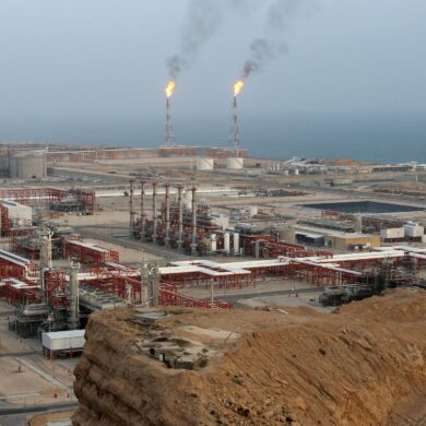 Im Iran sei erhebliche Produktionskapazität verloren gegangen, sagte die Regierungssprecherin. (Archivbild)