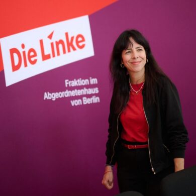 Wird Elif Eralp ins Rote Rathaus in Berlin einziehen? Für die Linke gibt es noch einige Hürden (Archivbild).