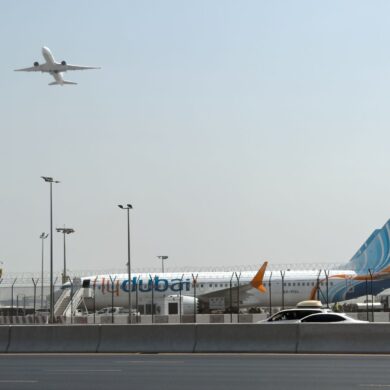 An Bord eines Flugzeugs der Airline Flydubai spielten sich dramatische Szenen ab. (Symbolbild)