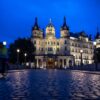 Der Landtag im Schloss gilt als schönster Deutschlands: AfD und SPD könnten nach den Wahlprognosen in etwa gleichstark einziehen.
