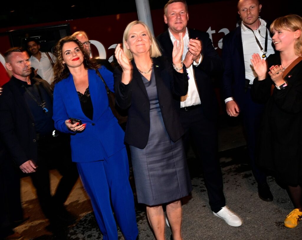 Magdalena Anderssons Sozialdemokraten wurden stärkste Kraft. (Archivbild)