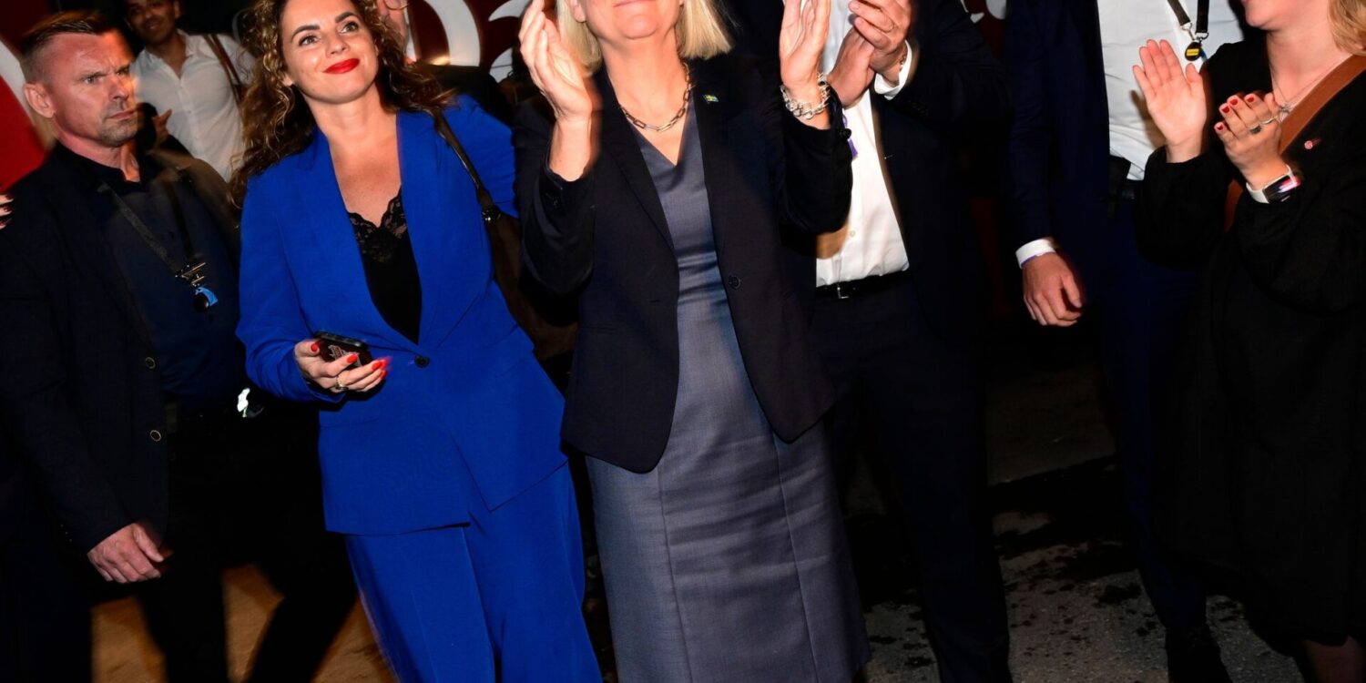 Magdalena Anderssons Sozialdemokraten wurden stärkste Kraft. (Archivbild)