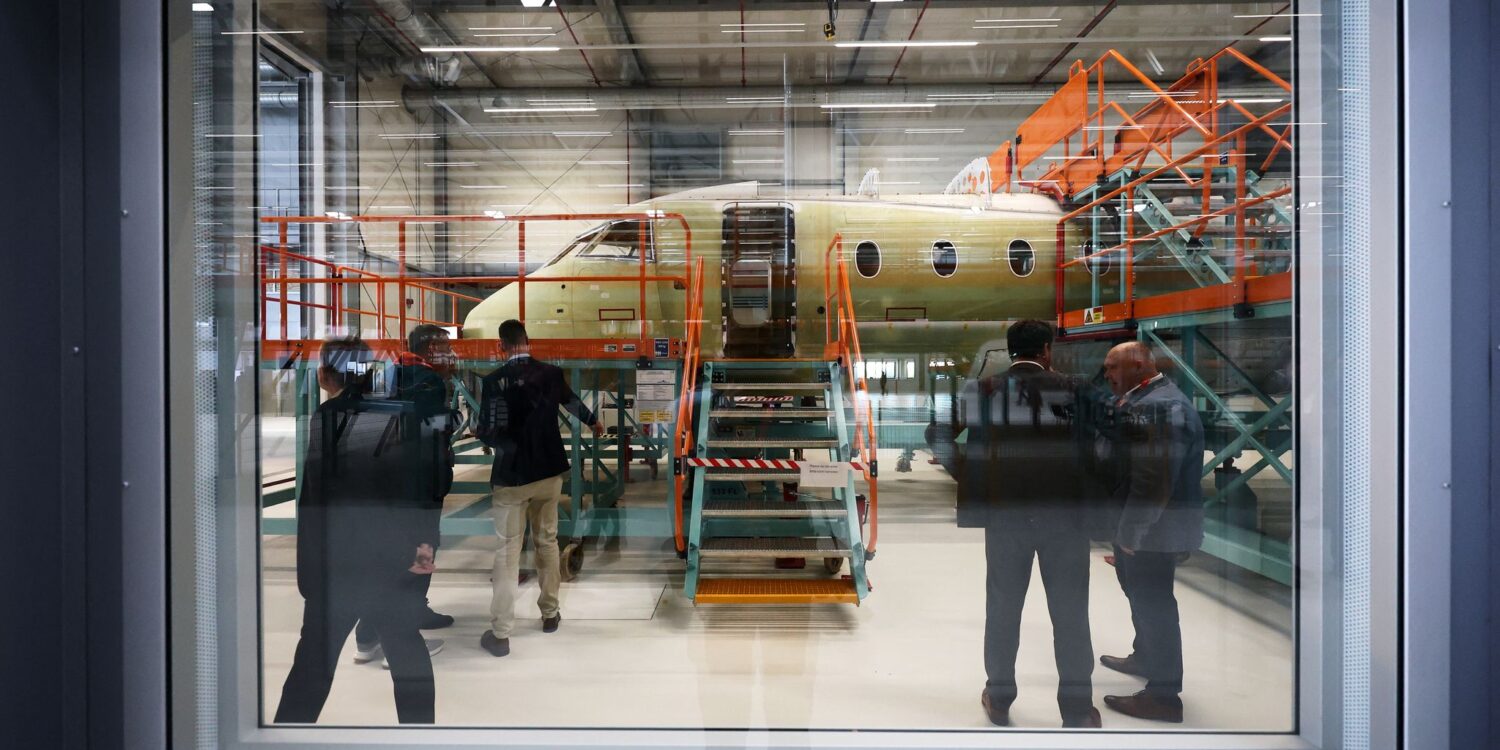 Flughafen Leipzig/Halle: Eröffnung der Endmontagelinie – Einblicke in den neuen D328eco-Trainingsrumpf