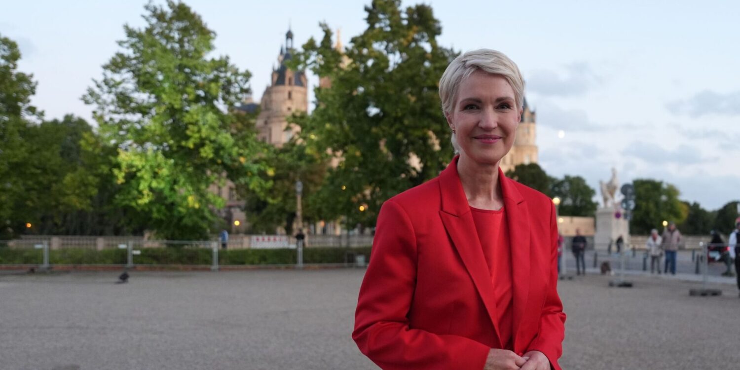 Schwesig will mit Linken und Grünen über eine Koalition reden.
