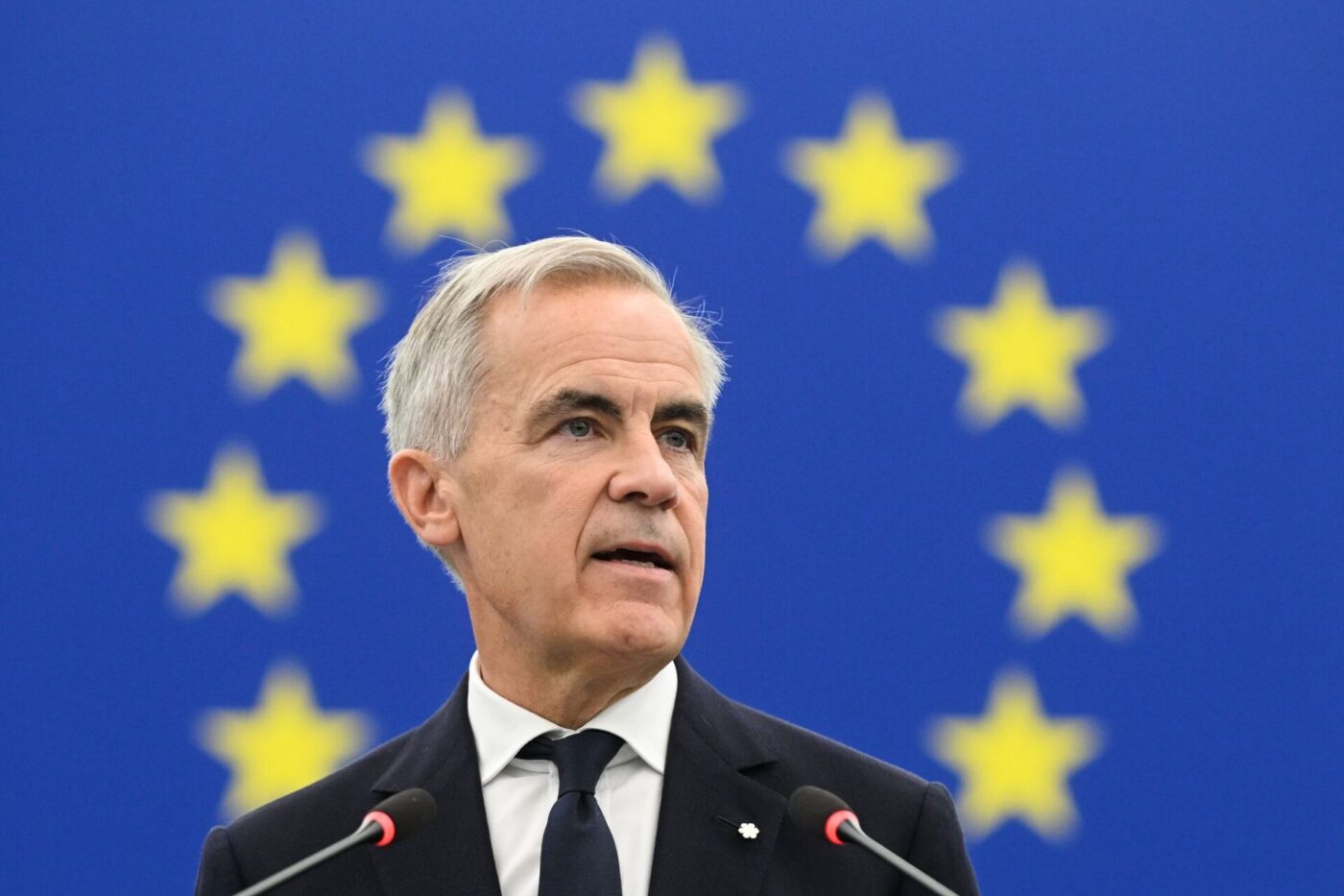 Reiste als Ehrengast zur ersten Plenartagung des Europäischen Parlaments nach der Sommerpause: Kanadas Premierminister Mark Carney.