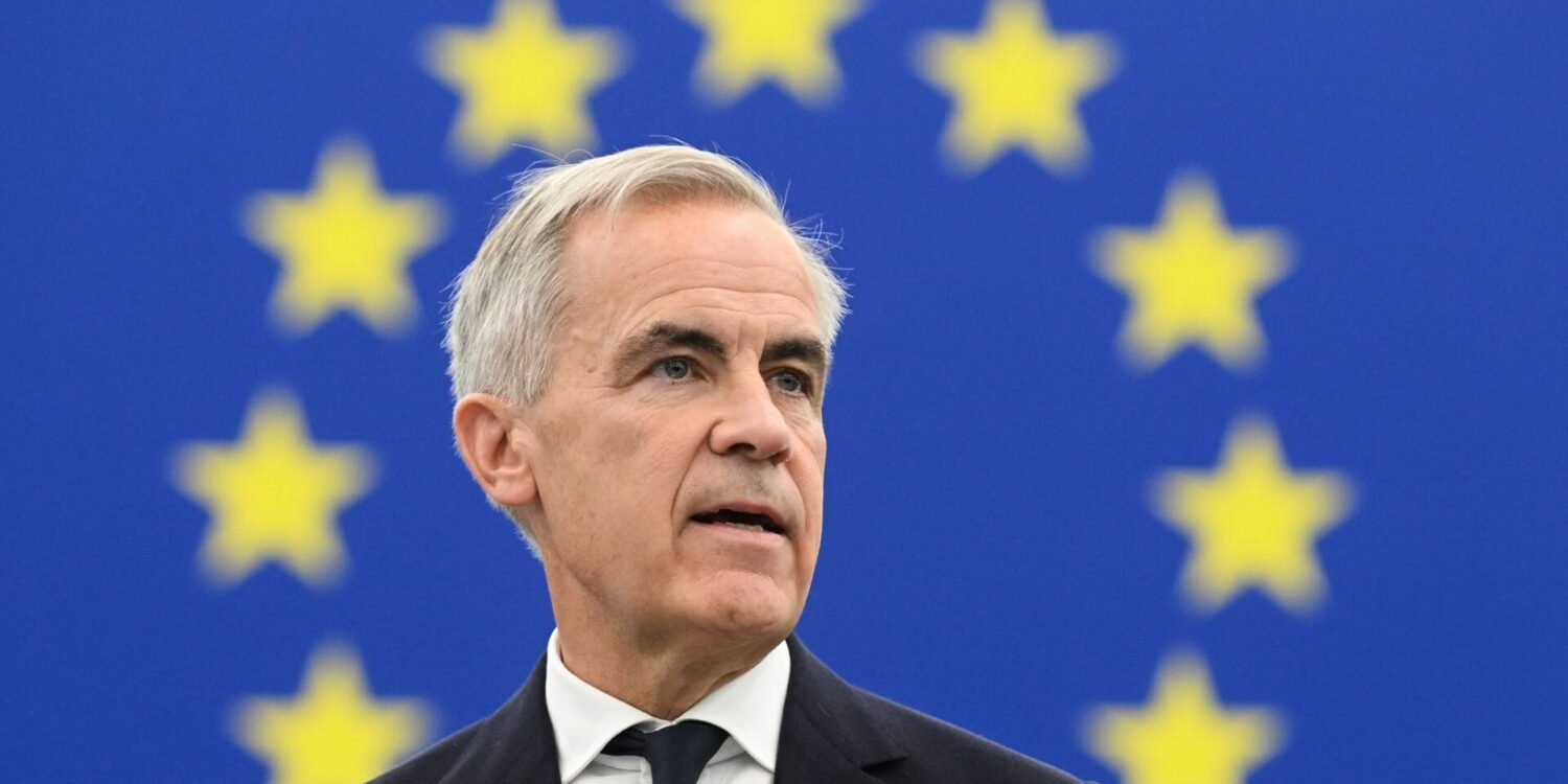 Reiste als Ehrengast zur ersten Plenartagung des Europäischen Parlaments nach der Sommerpause: Kanadas Premierminister Mark Carney.