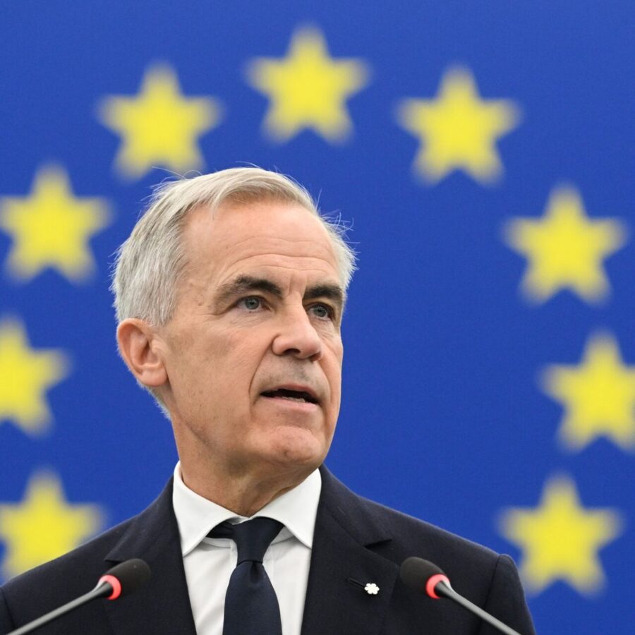 Reiste als Ehrengast zur ersten Plenartagung des Europäischen Parlaments nach der Sommerpause: Kanadas Premierminister Mark Carney.