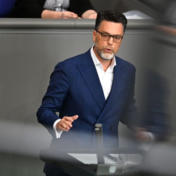 Robin Wagener ist Verteidigungspolitiker der Grünen-Bundestagsfraktion. (Archivfoto)