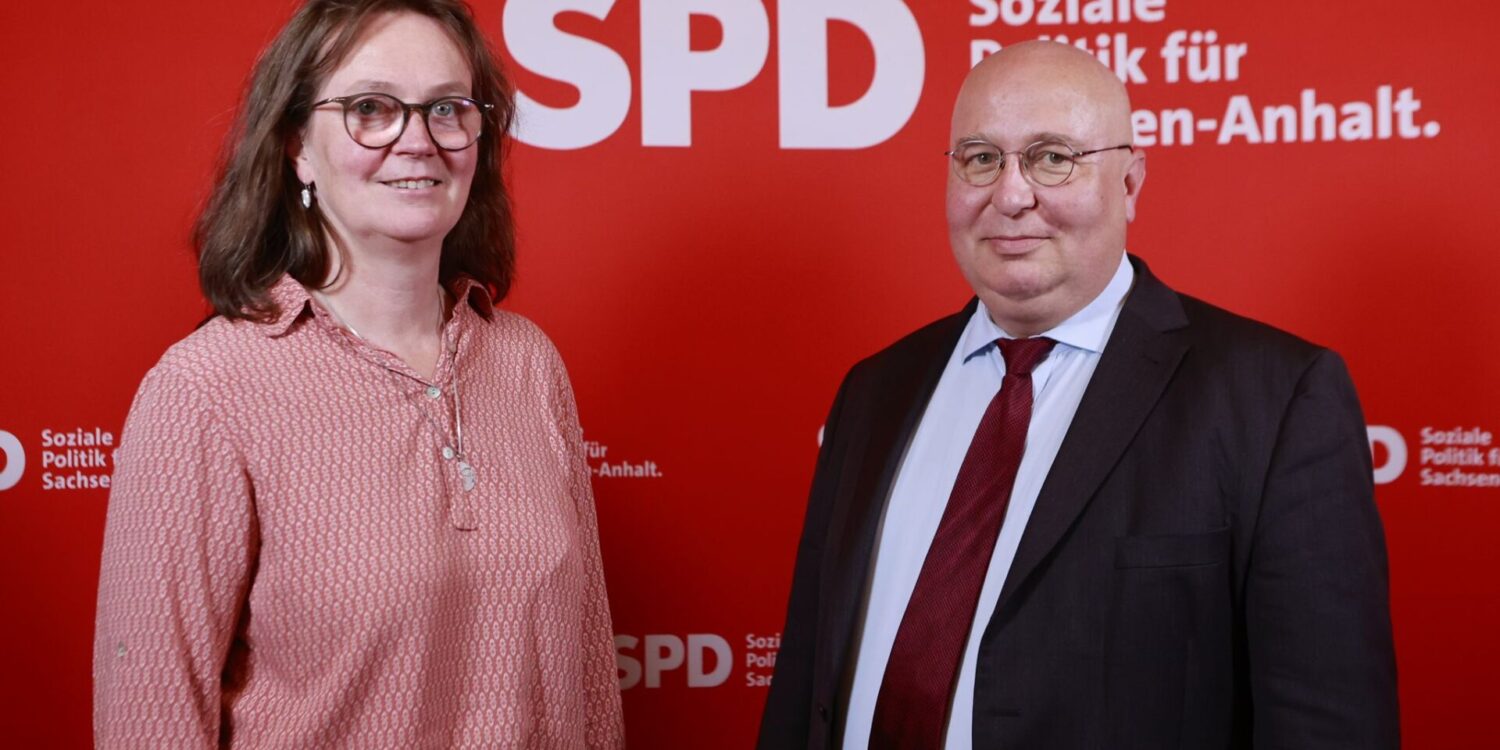 Die SPD-Landeschefs Juliane Kleemann und Andreas Schmidt laden zu Gesprächen ein. (Archivbild)